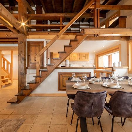Chalet Vue Mont-Blanc, +4 Chambres, Cheminee Megève Extérieur photo