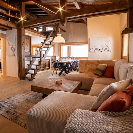 Chalet Vue Mont-Blanc, +4 Chambres, Cheminee Megève Extérieur photo