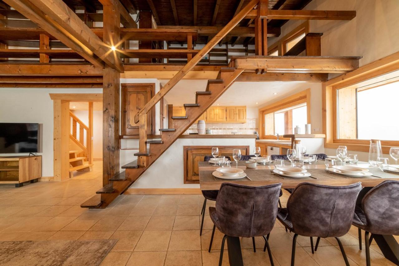 Chalet Vue Mont-Blanc, +4 Chambres, Cheminee Megève Extérieur photo