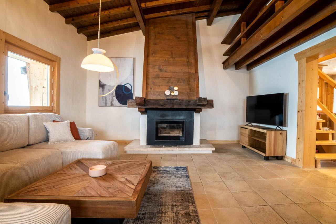 Chalet Vue Mont-Blanc, +4 Chambres, Cheminee Megève Extérieur photo